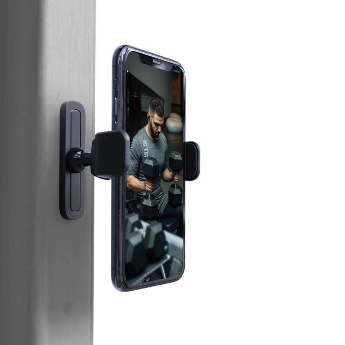 Magnetic Gym Phone Holder with 360° Adjustment